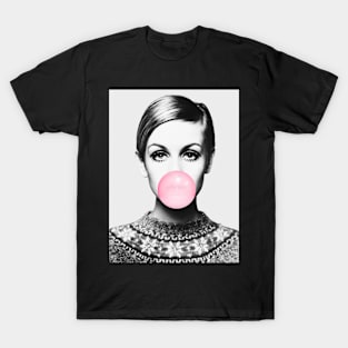 Twiggy print, celebrity, Scandinavian, Nordic, Trendy print, Styled, Scandinavian art, Modern art, Wall art, Print, Minimalistic, Modern T-Shirt